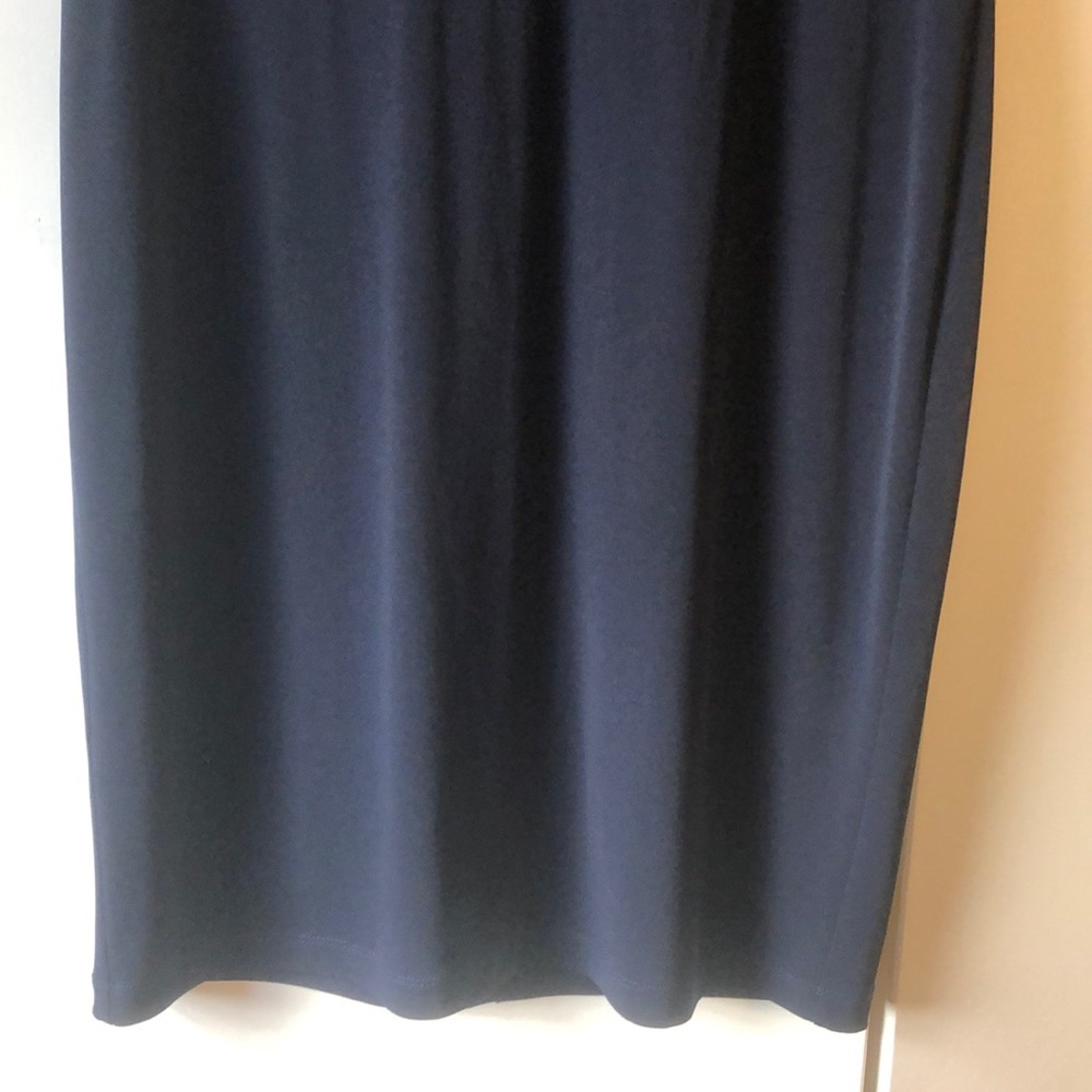 Like-New CK Chain Trim Knee-length Cocktail Dress - Picture 4 of 5
